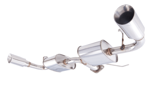 Xforce Mitsubishi Lancer 2007-11 CJ Rear Section with Dual Side Outlet