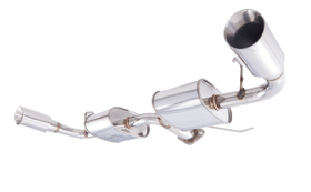 Xforce Mitsubishi Lancer 2007-11 CJ Rear Section with Dual Side Outlet