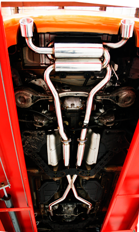 Xforce Nissan 350Z 2003-2009 Stainless Steel 2.5 Cat-Back System - 0