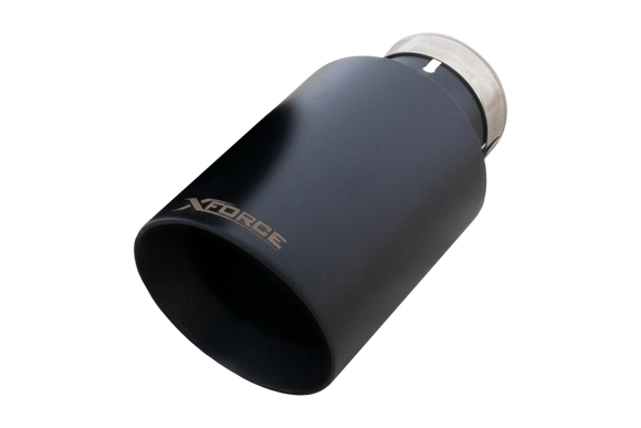 Xforce Ford Bronco Matte Black Round Angle Cut Tip To suit the Xforce cat back only