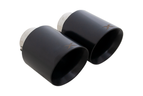 Xforce Toyota 86/GR86. Subaru BRZ. Scion FRS 4.5" Black Tips To suit Xforce Varex exhaust system only