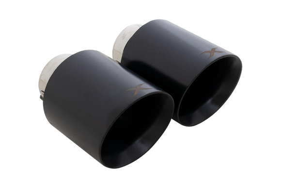 Xforce Toyota 86/GR86. Subaru BRZ. Scion FRS 4.5" Black Tips To suit Xforce Varex exhaust system only
