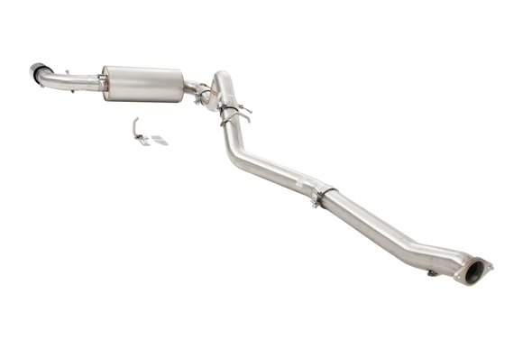 Xforce Ford Bronco 2.7/2.3 L catback system with turn down and tip exit pipes