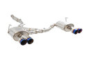 Xforce Subaru WRX/STI Sedan Stainless Steel 3 High Flow Cat-Back System Burnt Blue Tips-1