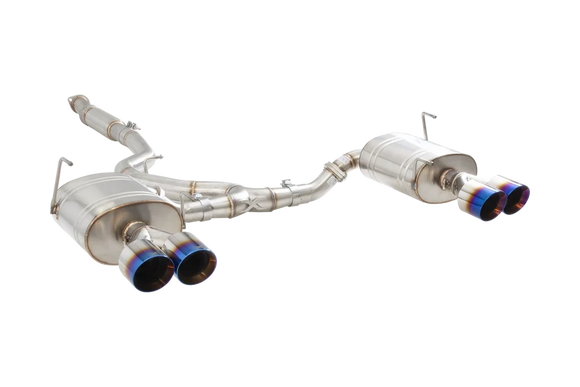 Xforce Subaru WRX/STI Sedan Stainless Steel 3 High Flow Cat-Back System Burnt Blue Tips