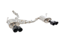 Xforce Subaru WRX/STI Sedan Stainless Steel 3 High Flow Cat-Back System Black Tips-1