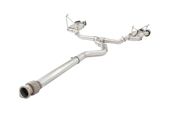 Xforce Subaru WRX VB 304 stainless 3 Race edition Cat-Back System With Blue Tips
