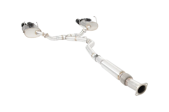 Xforce SUBARU WRX & STI sedan Varex Valved cat back exhaust system with black tips