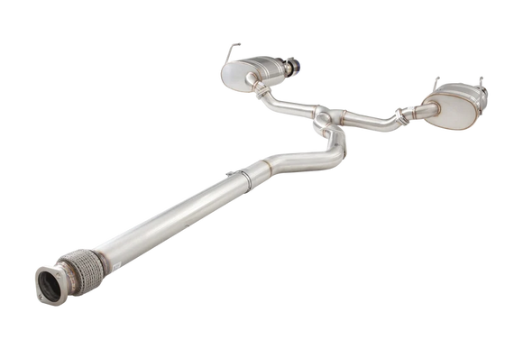 Xforce Subaru WRX VB 304 Stainless Steel 3 Cat-Back System with Quad Blue Tips