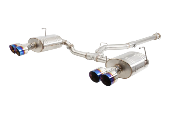 Xforce Subaru WRX VB 304 Stainless Steel 3 Cat-Back System with Quad Blue Tips