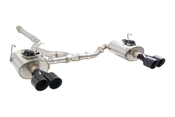 Xforce Subaru WRX VB Varex valved Cat Back Exhaust System with Black Tips