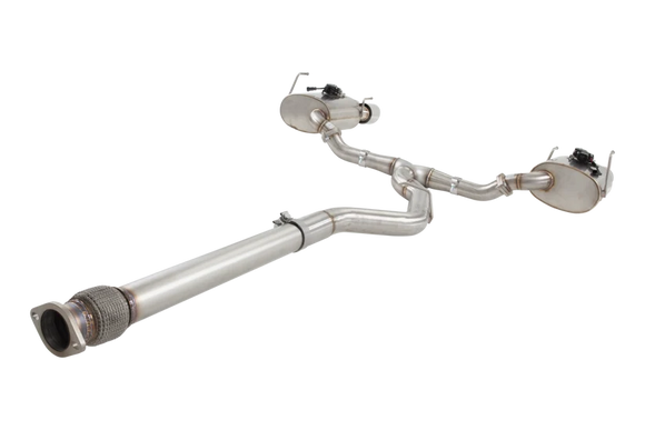 Xforce Subaru WRX VB 304 Stainless Steel 3" Varex Valved Cat-Back System with Quad Tips