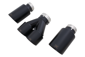 Xforce Toyota Corolla GR Matte Black Exhaust Tip Set