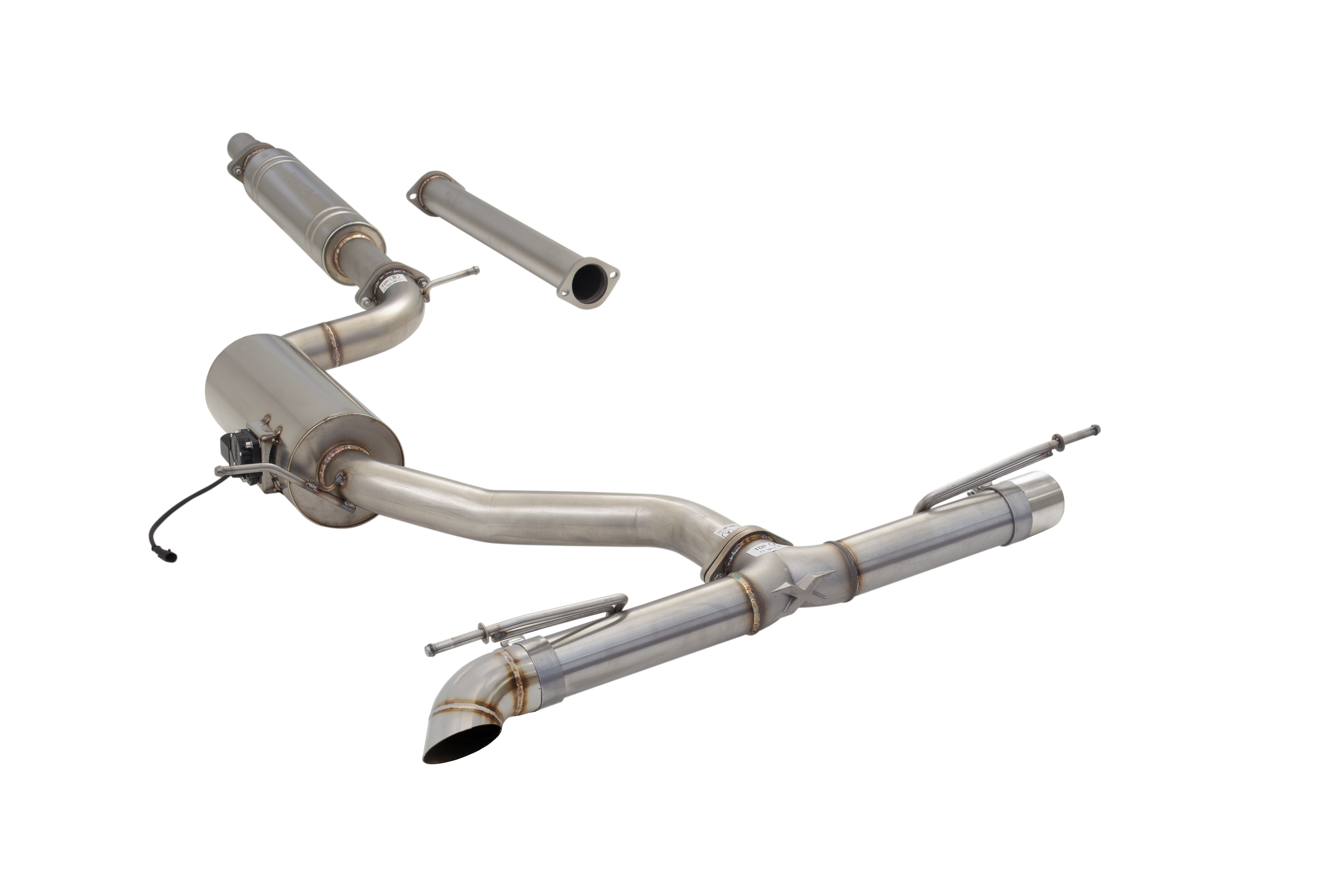 Xforce VW Golf TSI MK7 to MK8 Varex Valved Cat Back Exhaust System
