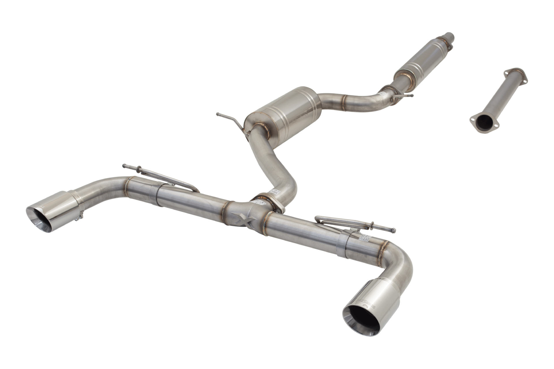 Xforce VW Golf GTI MK7 to MK8 Cat Back Exhaust System