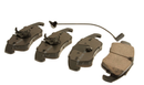 Akebono EURO Ceramic Ultra-Premium Front Brake Pads -EUR1322A-1