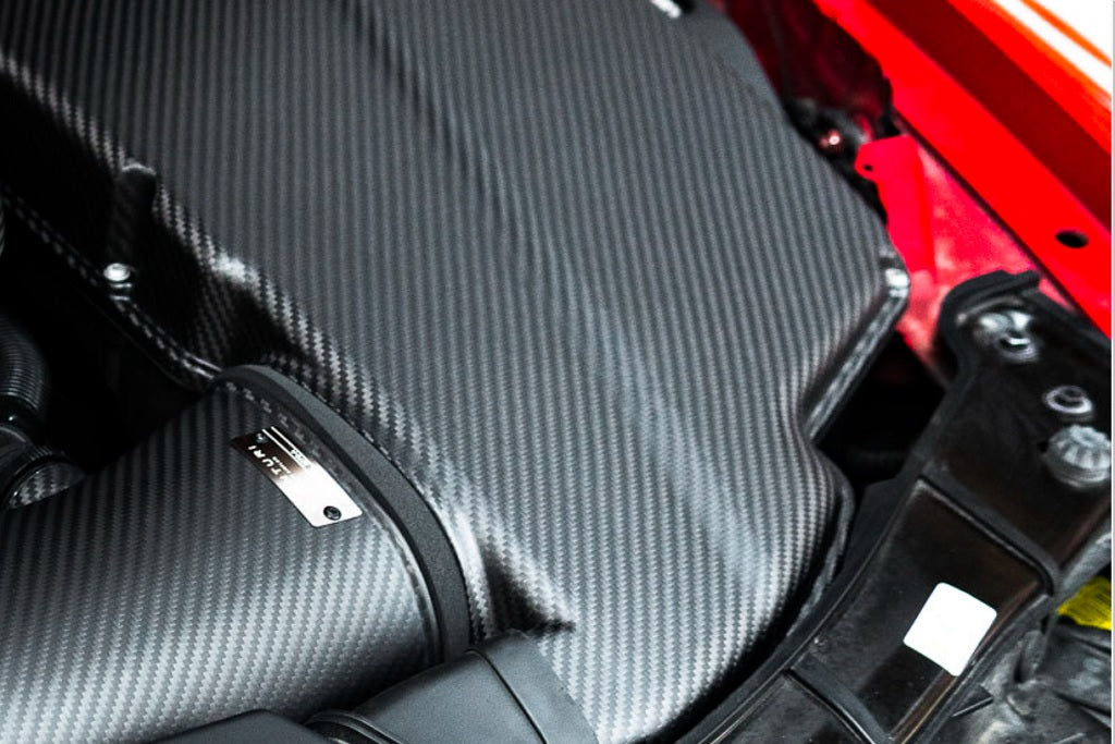 Eventuri BMW E9X M3 (S65) Black Carbon Airbox Lid - Matte - 0