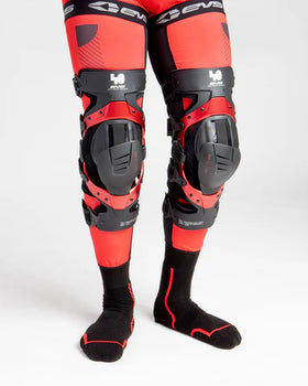 EVS Axis Sport Knee Brace 40th Anniversary Limited Edition Red Pair - XL - 0