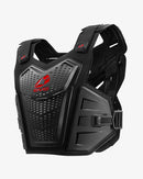 EVS F1 Roost Deflector Black/Red - Small/Medium-1