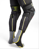 EVS TP199 Knee/Shin Guard Pair Black/Hi Viz - Large/XL-3