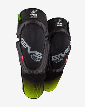 EVS TP199 Knee/Shin Guard Pair Black/Hi Viz - 2XL