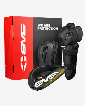 EVS Slam Combo(Option Knee/ Option Elbow/ R2 Collar) Black - Mini