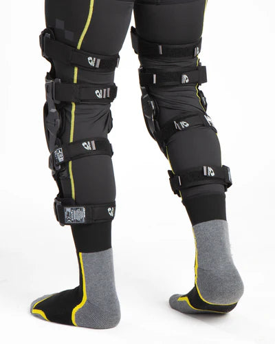EVS Web Eclipse Knee Brace Black - Large/Right