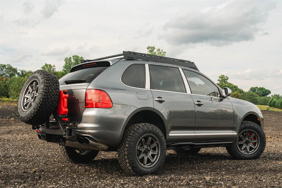 HITCH AXIS, HITCH MOUNTED SPARE TIRE SWING OUT CARRIER - CAYENNE/TOUAREG/Q7