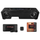 DS18 Chevy Silverado 2022+ Downfiring Underseat Sealed Box Exclusive Black Leather Digital LEDs-1