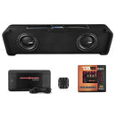 DS18 Chevy Silverado 14-21 Downfiring Underseat Sealed Box Exclusive Black Leather Digital LEDs-1