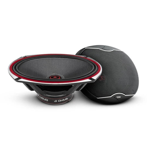 DS18 6x9in 160 Watts RMS 3 ohm 2-Way Coaxial Speakers And Component System w/ Fiberglass Cone