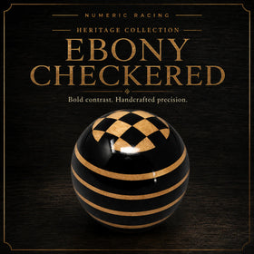 Ebony Checkered - Heritage Wooden Shift Knob - 0