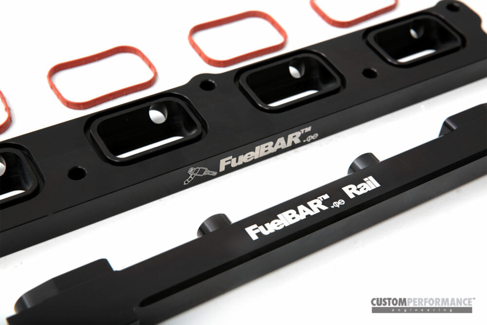 CP-e Fuelbar Ford Focus ST '13- Port Fuel Sandwich Plate & Fuel Rail / Billet Al - 0