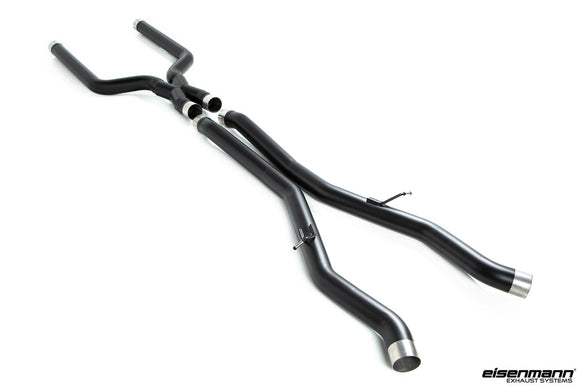 Eisenmann F90 M5 Black Series Center Pipe Set - Non-Resonated