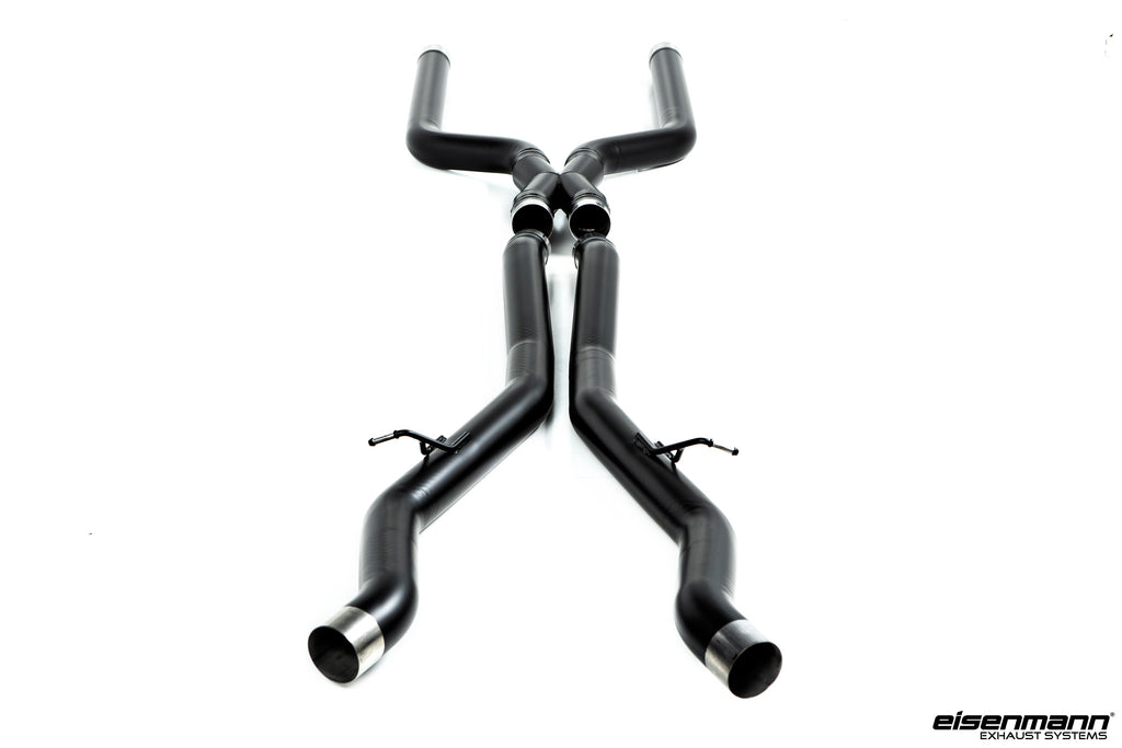 Eisenmann F90 M5 Black Series Center Pipe Set - Non-Resonated