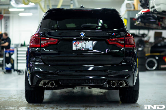 Eisenmann F97 X3M / F98 X4M Performance Exhaust + Carbon Tip Set - Race