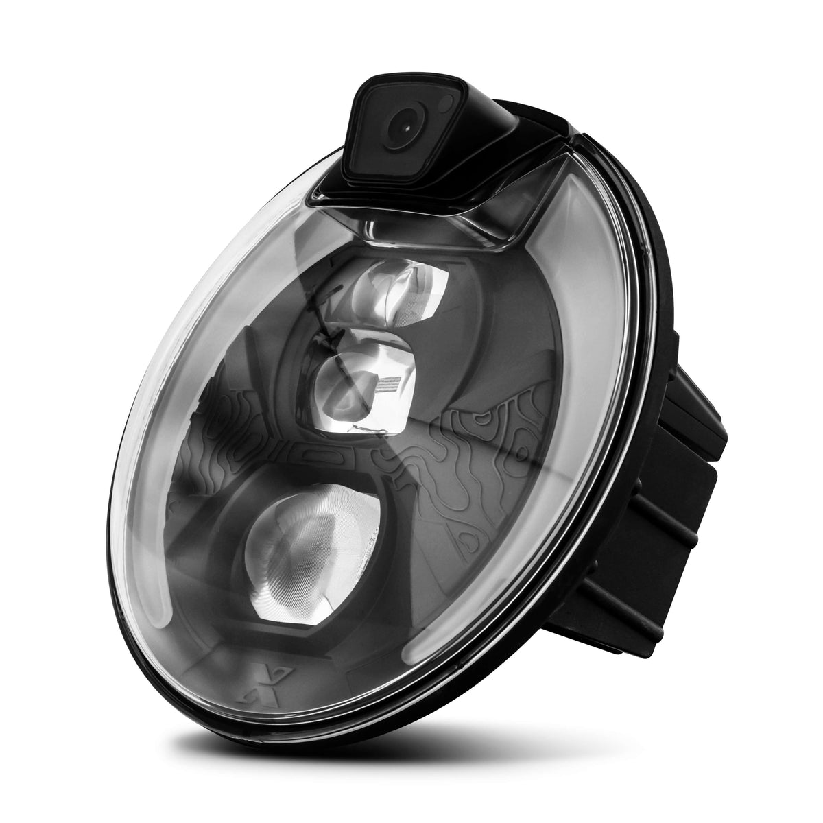 Project X 7In Headlight w/ 4K / wide angle Camera - 0