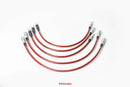 STAINLESS BRAIDED EXTENDED BRAKE LINES - G WAGEN - W463 Stock Height - 2" Lift-1
