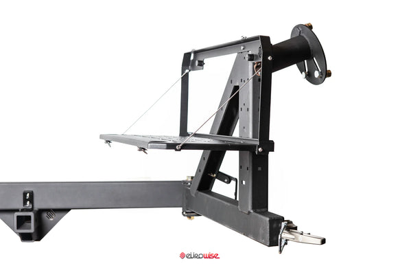 HITCH AXIS, HITCH MOUNTED SPARE TIRE SWING OUT CARRIER - CAYENNE/TOUAREG/Q7