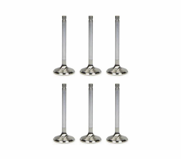 Ferrea VW VR6 36mm 6.96mm 106.90mm 19 Deg S-Flo +2mm Sgl Groove Super Alloy Exhaust Valve - Set of 6