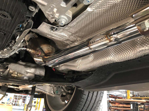Fabspeed Jaguar XE S Sport Catalytic Converter Down Pipes