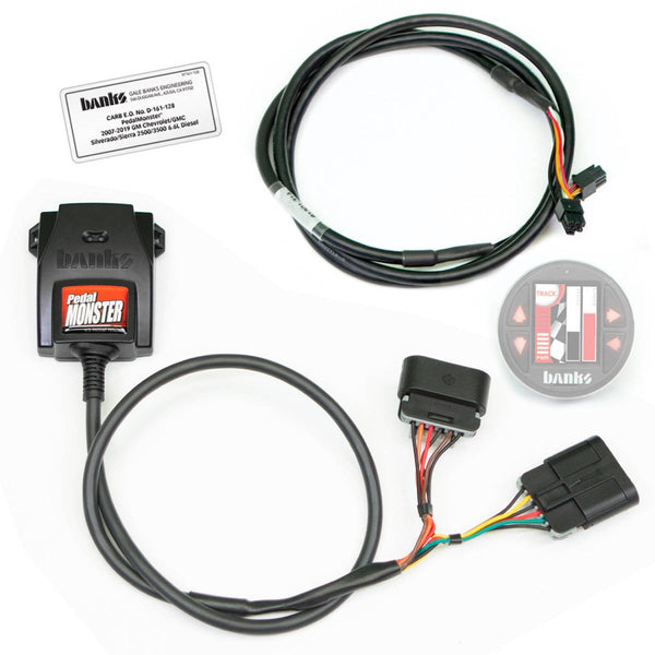 Banks Power Pedal Monster Throttle Sensitivity Booster for Use w/ Exst. iDash - 07.5-19 GM 2500/3500 - 0