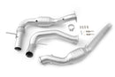 CP-e Ford EcoBoost Raptor '17-. QKspl Downpipe / Stock Flange 3.00 V-Band Back-1