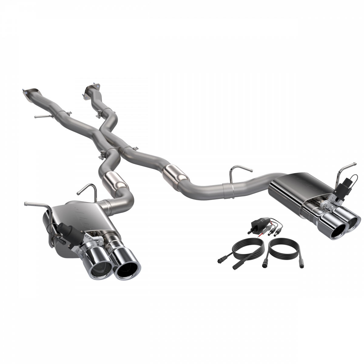 2018-2021 Jeep Grand Cherokee Trackhawk QTP Screamer Cat Back
