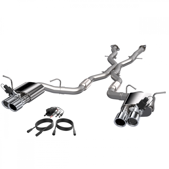 2018-2021 Jeep Grand Cherokee Trackhawk QTP Screamer Cat Back