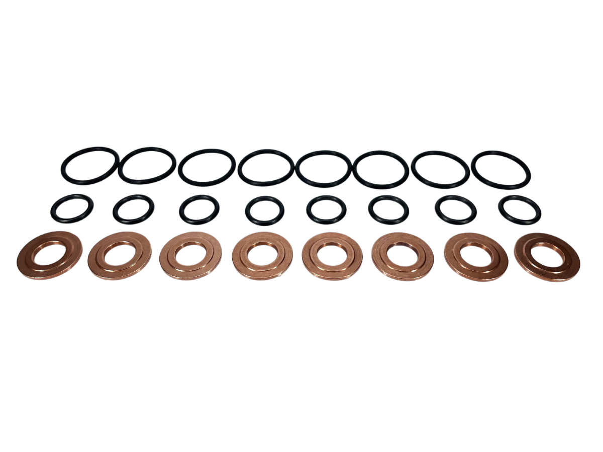 Exergy 01-04 Chevrolet Duramax 6.6L LB7 Seal Kit (O-Ring & Copper Gasket) - Set of 8