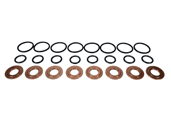 Exergy 01-04 Chevrolet Duramax 6.6L LB7 Seal Kit (O-Ring & Copper Gasket) - Set of 8