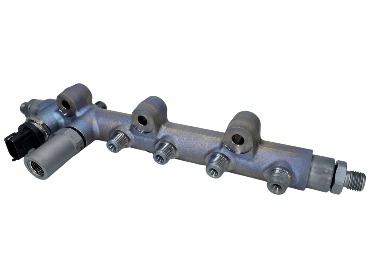 Exergy 03-07 Dodge Cummins 5.9L Replacement Fuel Rail w/Sensor & PRV