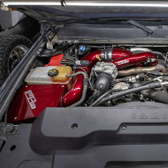 Wehrli 11-16 Chevrolet 6.6L Duramax LML 4in Intake Kit Stage 2 - WCFab Red
