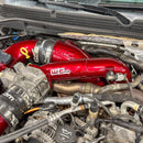 Wehrli 11-16 Chevrolet 6.6L LML Duramax 5in Intake Horn - WCFab Red (Illusion Cherry)-4